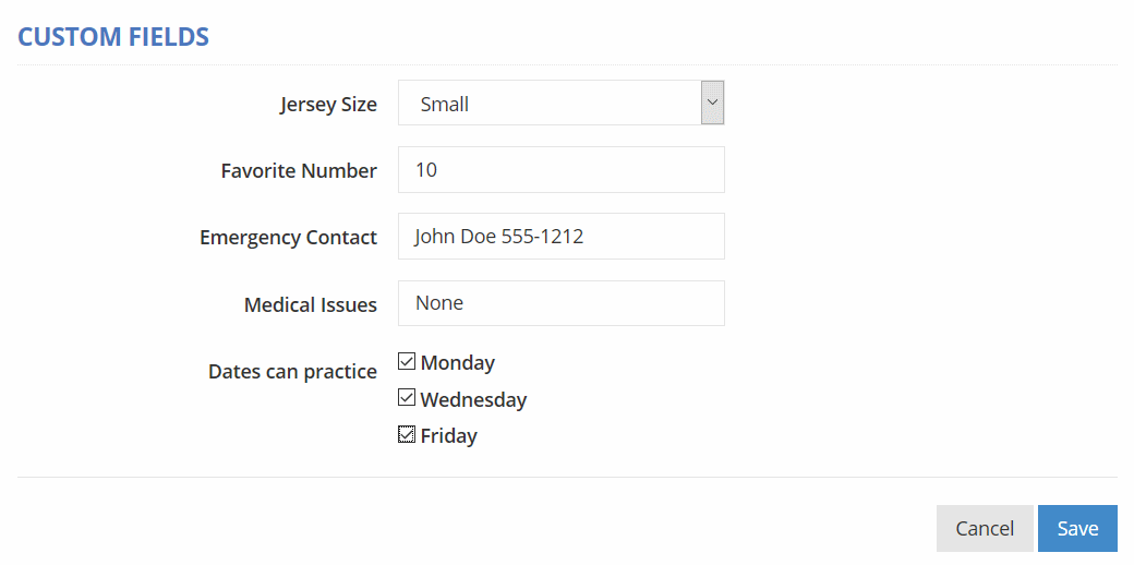 Custom Member Profile Fields Teamtracky Help Support Site